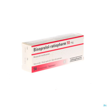 Bisoprolol ratiopharm 10mg comp 56