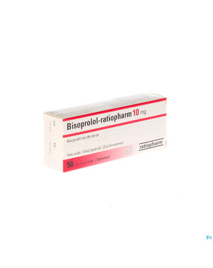 Bisoprolol ratiopharm 10mg comp 56