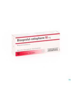 Bisoprolol ratiopharm 10mg comp 56