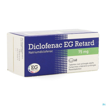 Diclofenac eg retard  comp 60x 75mg
