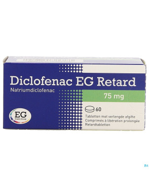Diclofenac eg retard  comp 60x 75mg