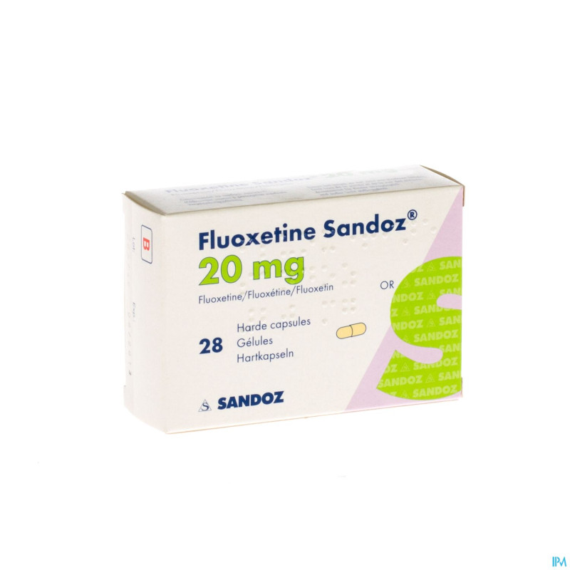 Fluoxetine sandoz 20 mg caps 28x20mg