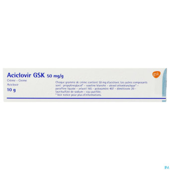 Aciclovir gsk creme    10g
