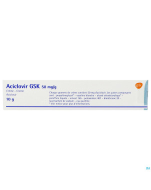 Aciclovir gsk creme    10g