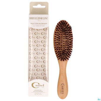 Cartel brosse ovale 9r bois blanc    b6