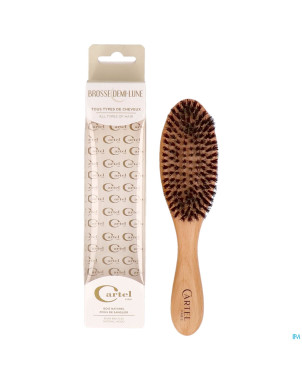 Cartel brosse ovale 9r bois blanc    b6