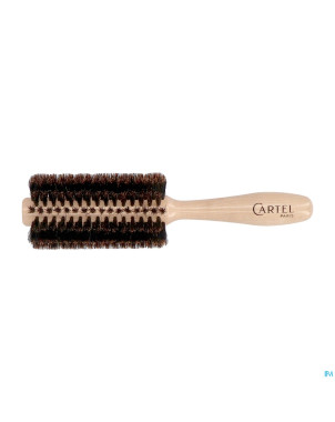 Cartel brosse 1/2ronde bois blanc    b8