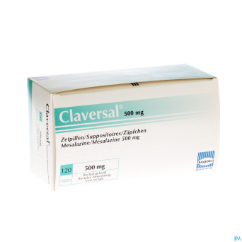 Claversal supp 120 x 500 mg