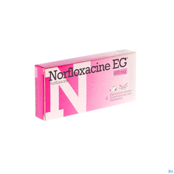 Norfloxacine eg comp  6 x 400 mg