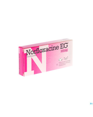 Norfloxacine eg comp  6 x 400 mg