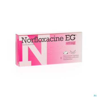 Norfloxacine eg comp  6 x 400 mg