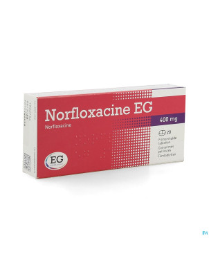 Norfloxacine eg    comp 20x400mg