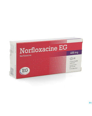 Norfloxacine eg    comp 20x400mg
