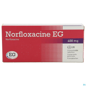 Norfloxacine eg    comp 20x400mg