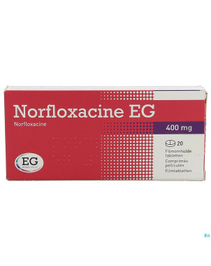 Norfloxacine eg    comp 20x400mg