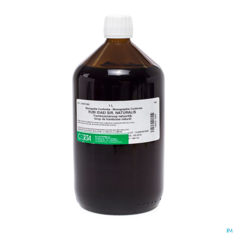 Sirop framboise naturel    1l aca