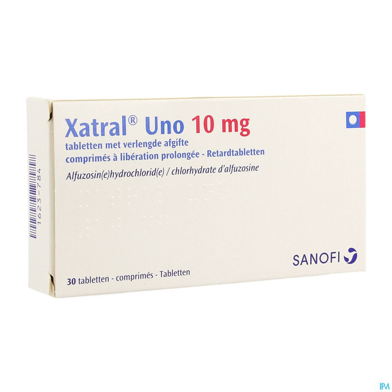 Xatral uno 10 mg comp 30 x 10 mg