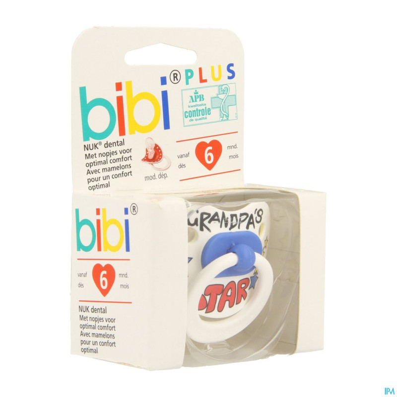 Bibi sucette grand-pa 6mois