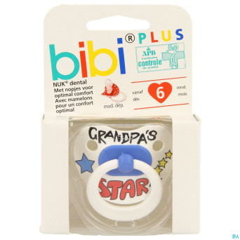 Bibi sucette grand-pa 6mois