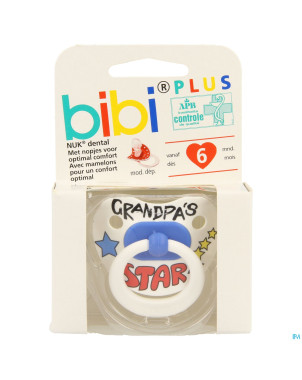 Bibi sucette grand-pa 6mois