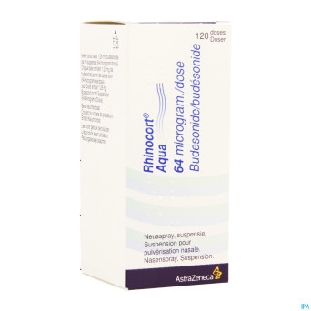 Rhinocort aqua susp dos 120 x 64 ug