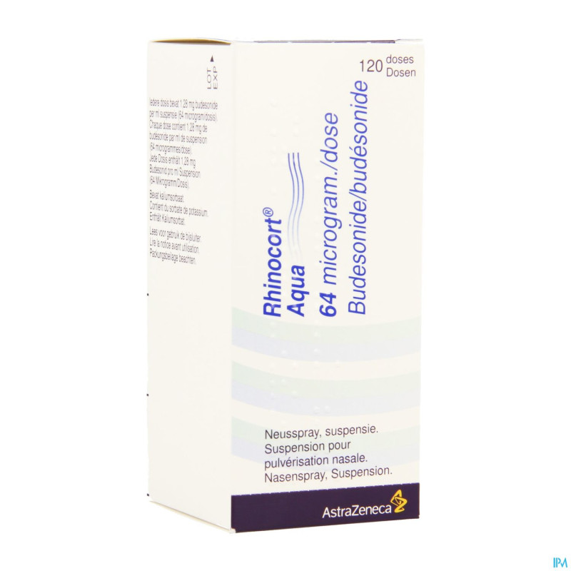 Rhinocort aqua susp dos 120 x 64 ug