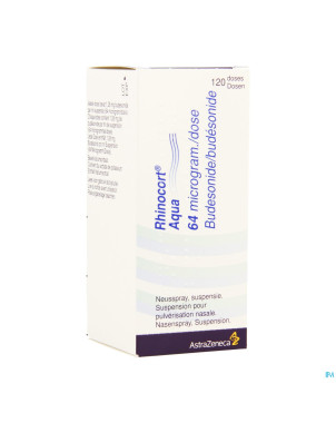 Rhinocort aqua susp dos 120 x 64 ug