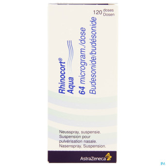 Rhinocort aqua susp dos 120 x 64 ug