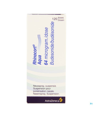 Rhinocort aqua susp dos 120 x 64 ug