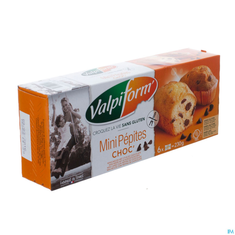 Valpi mini cakes choco s/gluten 6x40g 4017 revogan