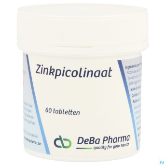 Zn picolinat    comp 60x225mg    deba