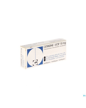 Cetirizine ucb comp pel. 20 x 10 mg