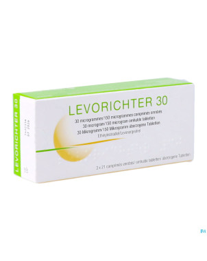 Levorichter 30 comp enrobes  3 x 21