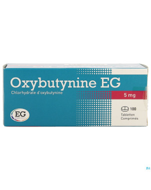 Oxybutynine eg    comp 100x5mg