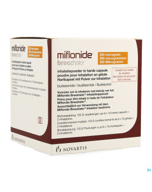 Miflonide breezhaler caps inhal. 120 x 200mcg