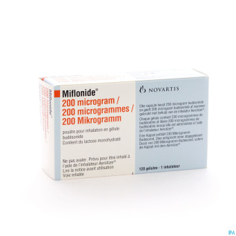 Miflonide breezhaler caps inhal. 120 x 200mcg