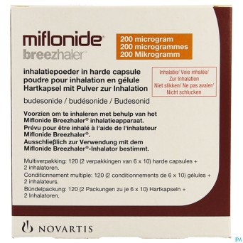 Miflonide breezhaler caps inhal. 120 x 200mcg