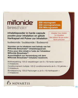 Miflonide breezhaler caps inhal. 120 x 200mcg