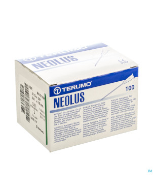 Terumo aiguille neolus 21g 1 1/2 sb vert 100