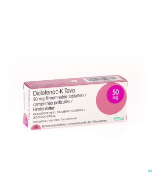 Diclofenac k teva comp 30x50mg