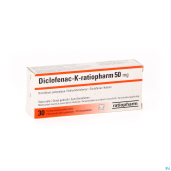 Diclofenac k teva comp 30x50mg