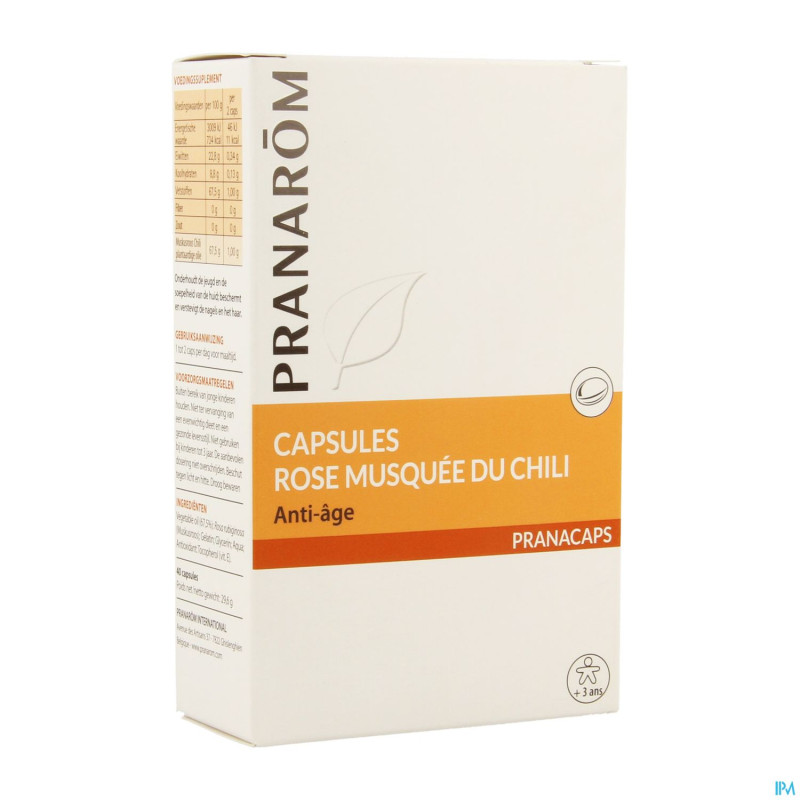 Rose musquee chili    caps 40 pranarom