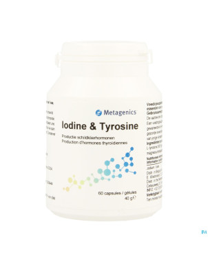 Iodine & tyrosine    caps  60 87    metagenics