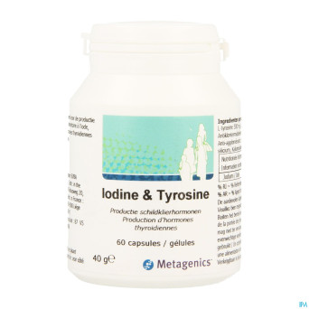 Iodine & tyrosine    caps  60 87    metagenics