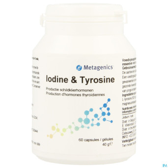 Iodine & tyrosine    caps  60 87    metagenics