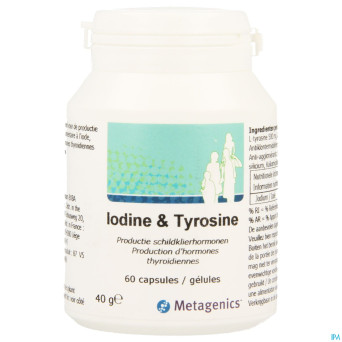 Iodine & tyrosine    caps  60 87    metagenics