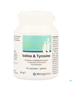 Iodine & tyrosine    caps  60 87    metagenics