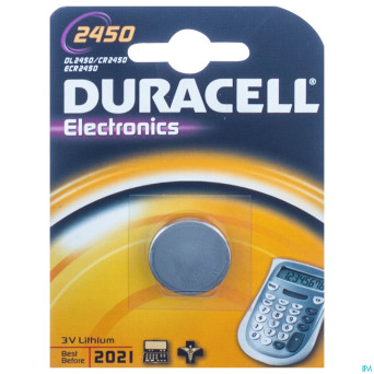 Duracell dl/cr 2450 diam24mm ep50mm