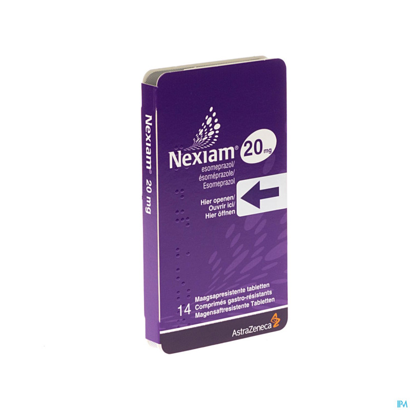 Nexiam 20 mg comp 14 x 20 mg