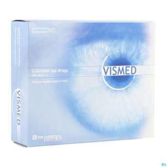Vismed lubrifiant oculaire 0,18%    fl 20 x 0,3ml